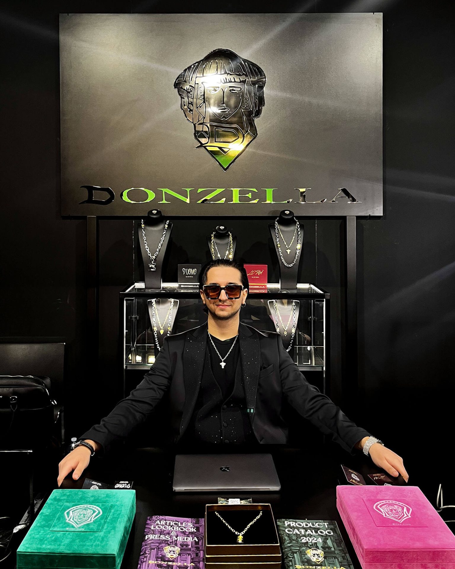 ABOUT US 10 Thomas Donzella, Co-Founder, at the first Donzella event with the new emblem