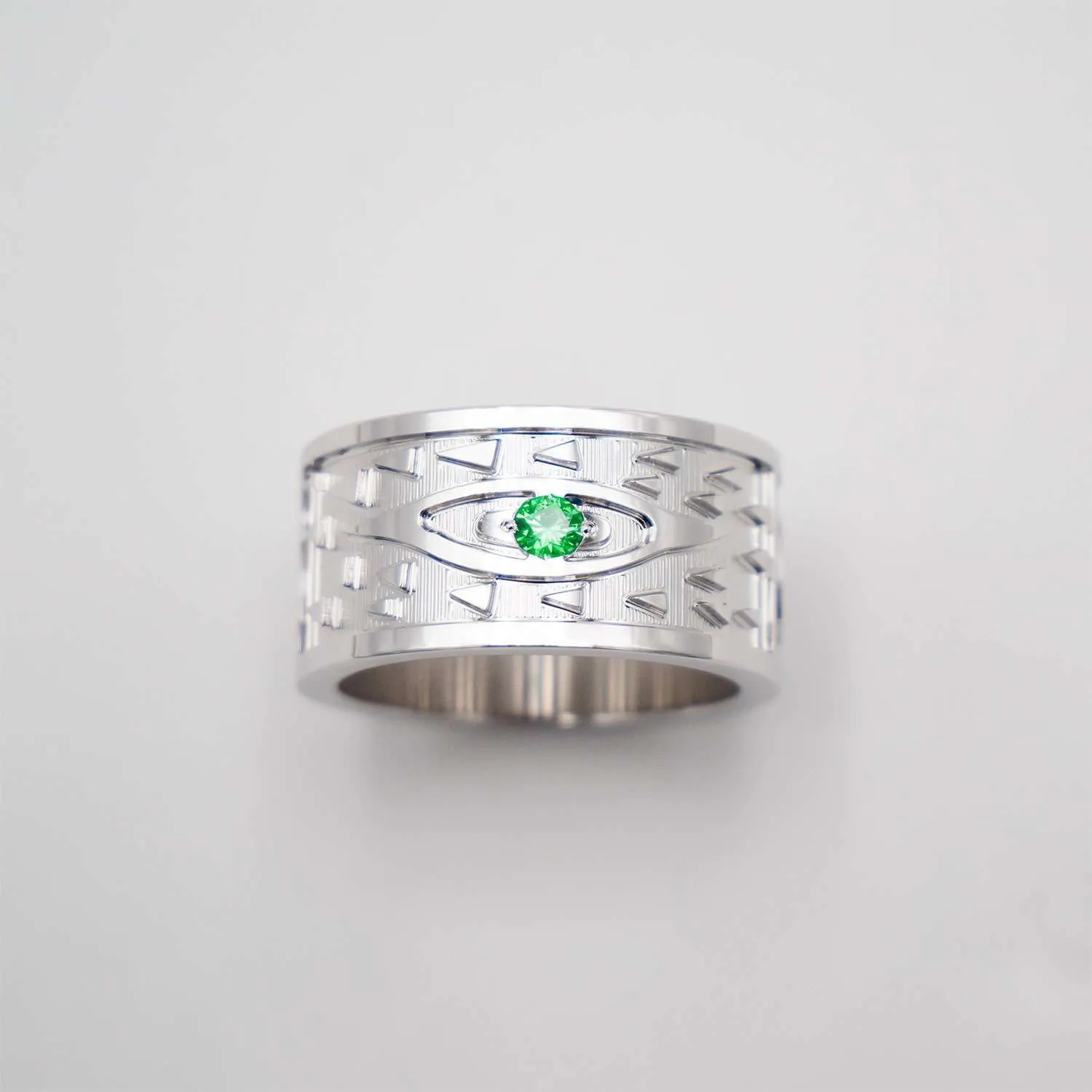 ADELE RING | WHITE GOLD · full view